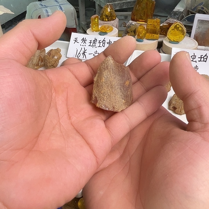 木***可琥珀未镶嵌裸石天然琥珀蜜蜡