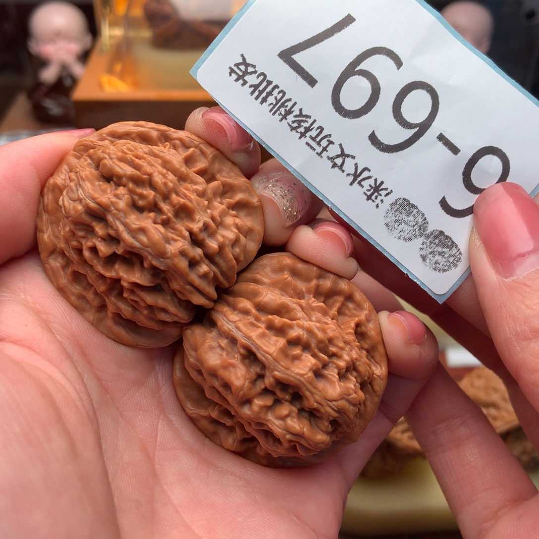 文玩核桃把件38四座楼