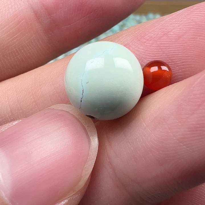 南红玛瑙配饰未镶嵌卡11.2