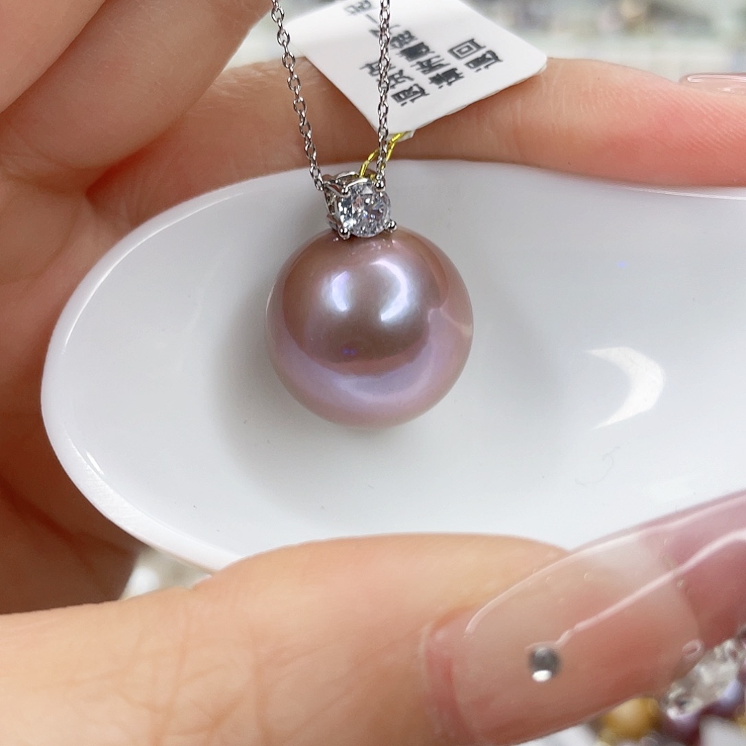 淡水珍珠未镶嵌吊坠(赠链)