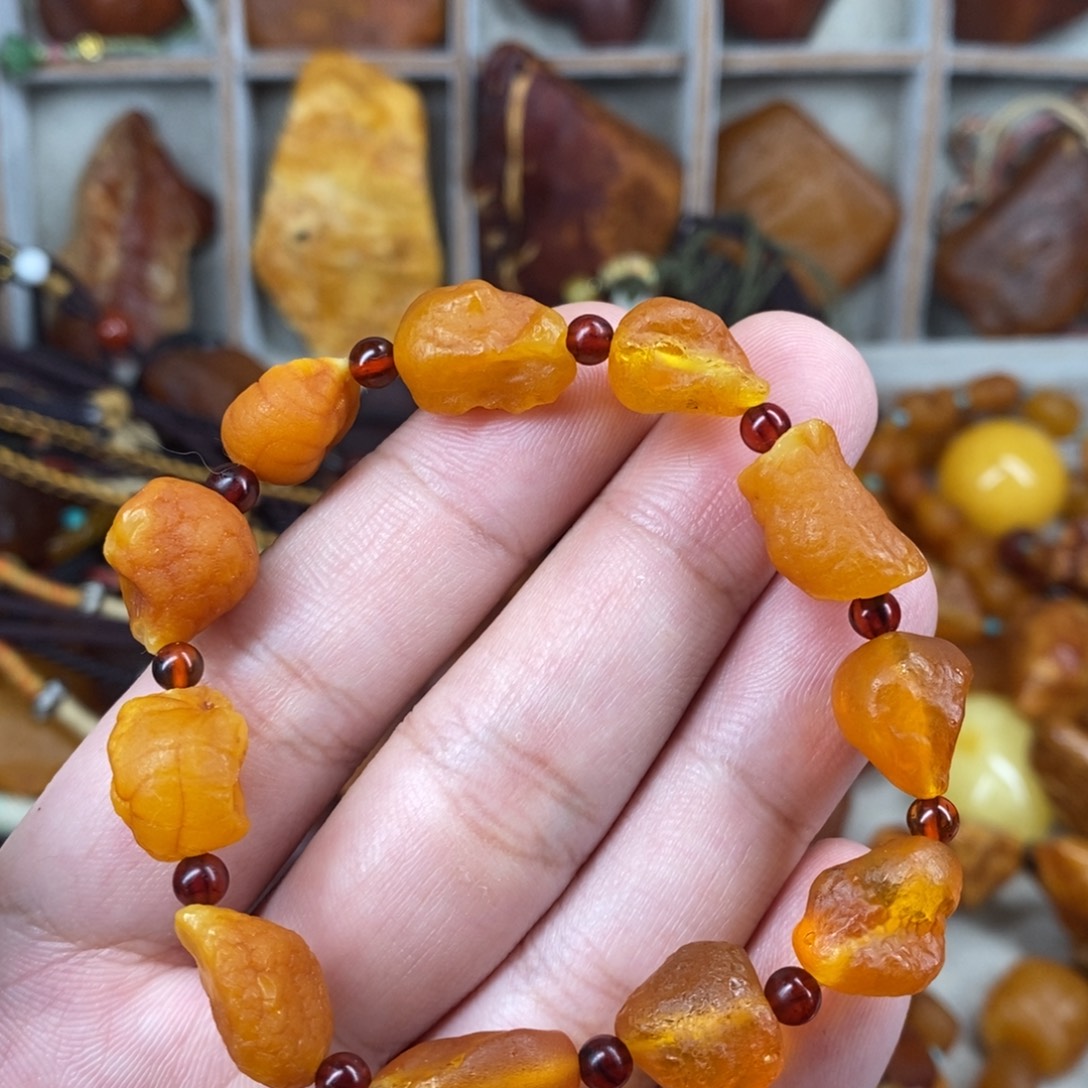 琥珀未镶嵌珠宝奇石