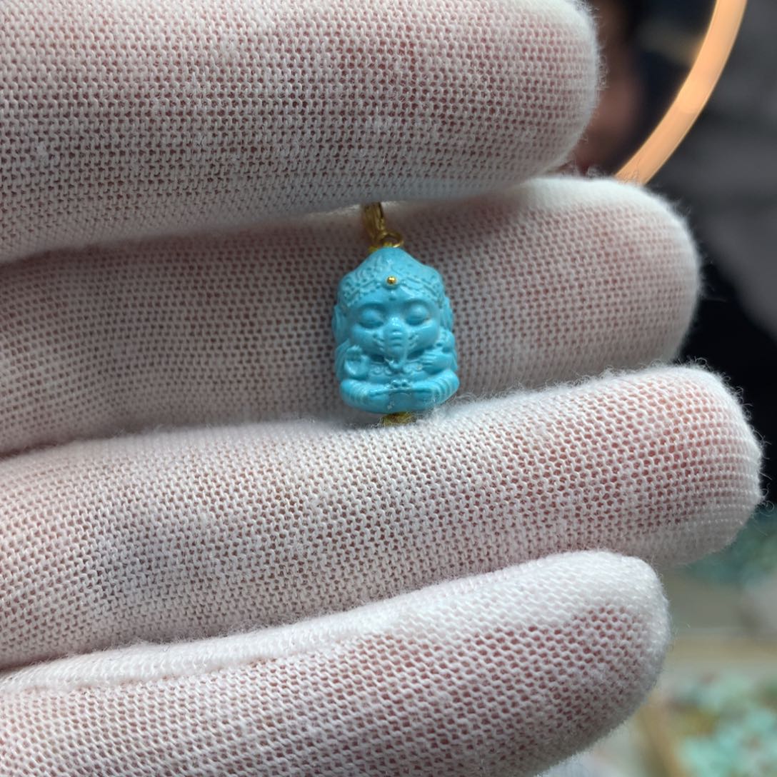 绿松石挂件未镶嵌