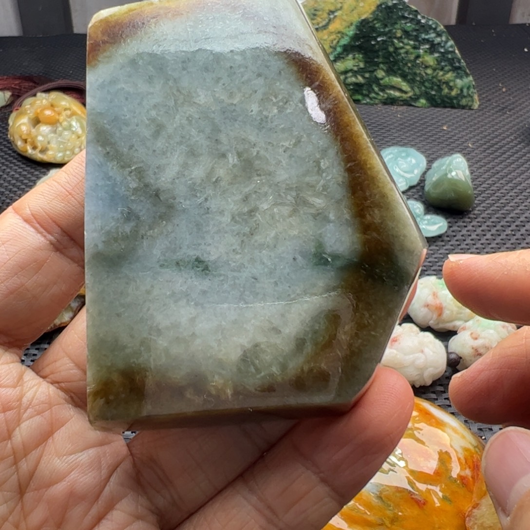 翡翠裸石缅甸翡翠