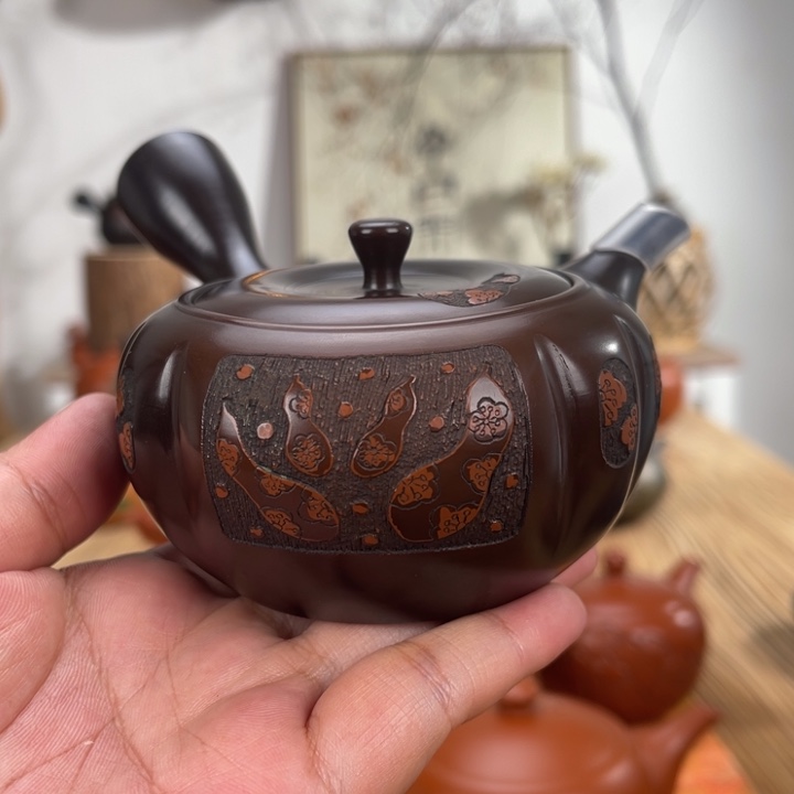 愛***音常滑玉堂手作茶壶