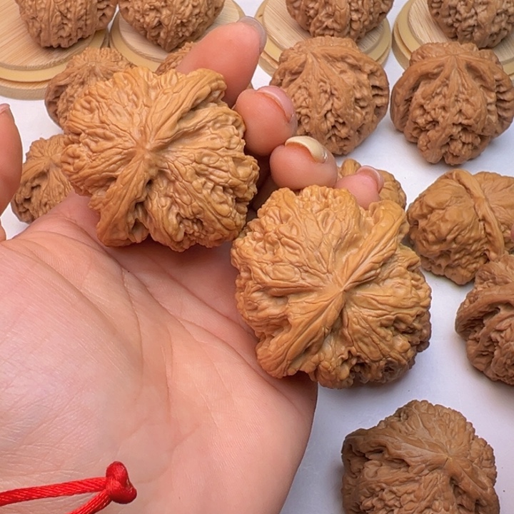 文玩核桃把件粗筋46全品