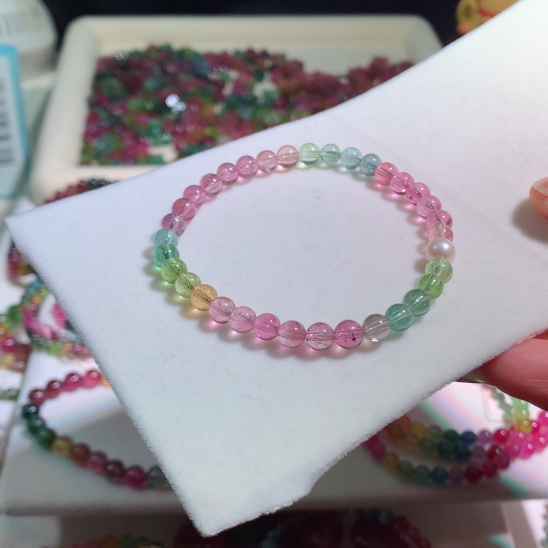 未镶嵌碧玺手链碧玺