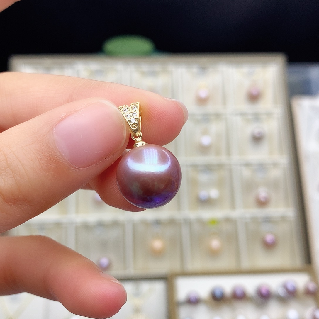 淡水珍珠颈饰合金