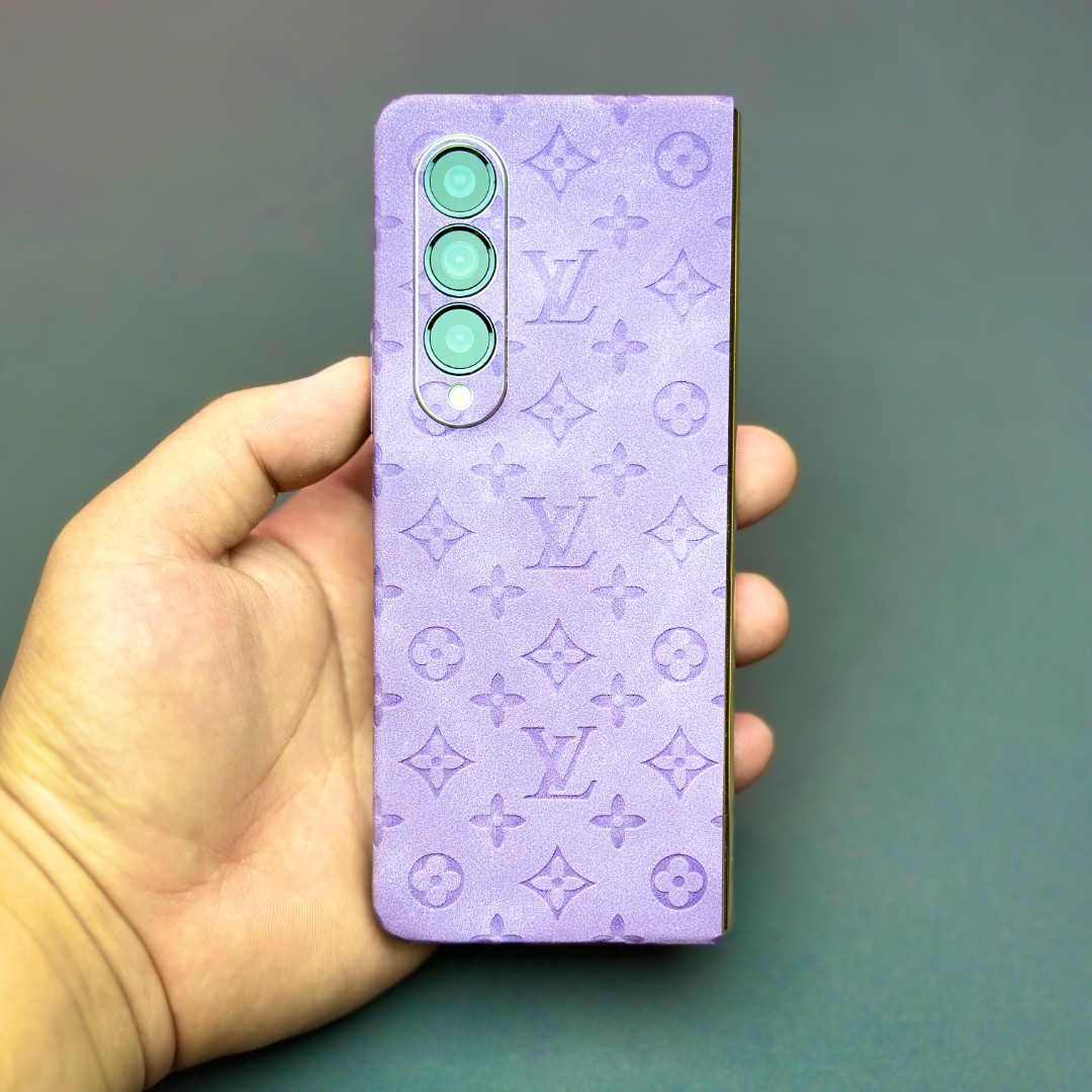 [压纹]适用三星w25/三星fold6/素皮全包保护膜代替手机壳裸机手感