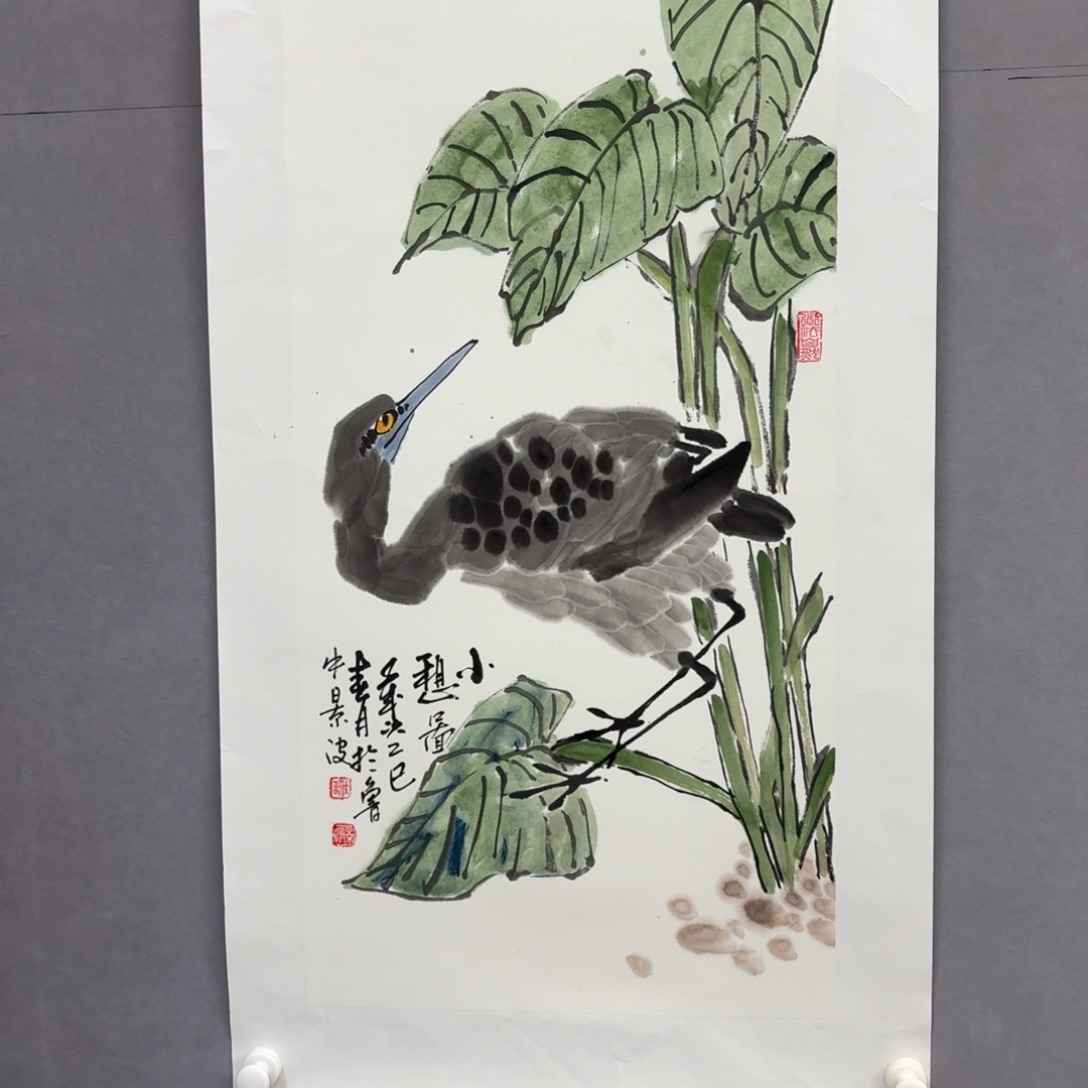 国画艺术家真人手绘