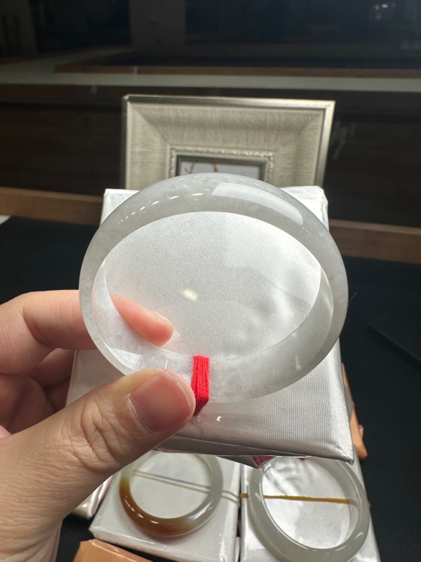 天然翡翠公主镯52-53