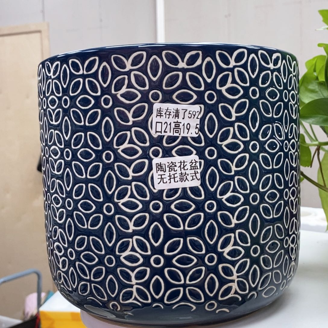 @夏西陶瓷花盆@@5592
