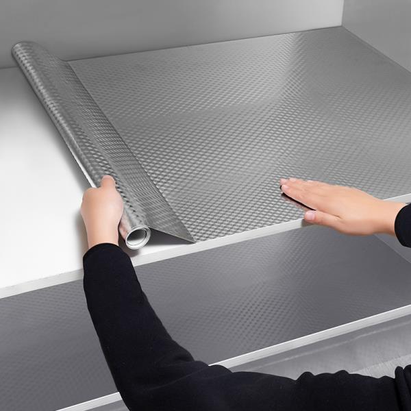 厨房防油贴纸防水防潮耐高温自粘墙纸墙面灶台橱柜加厚无痕铝箔纸