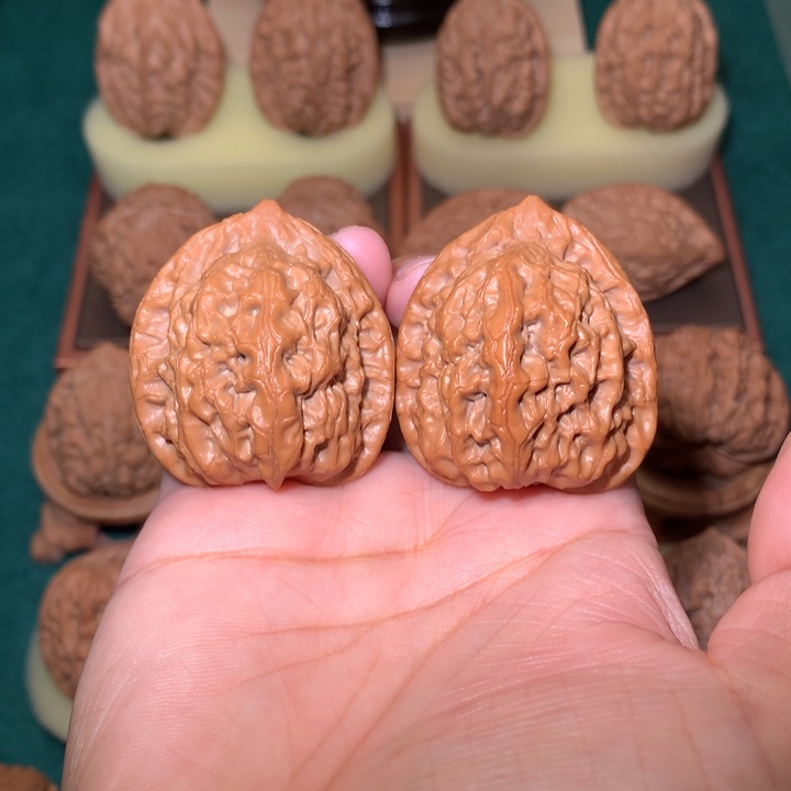 核桃文玩核桃把件佛肚