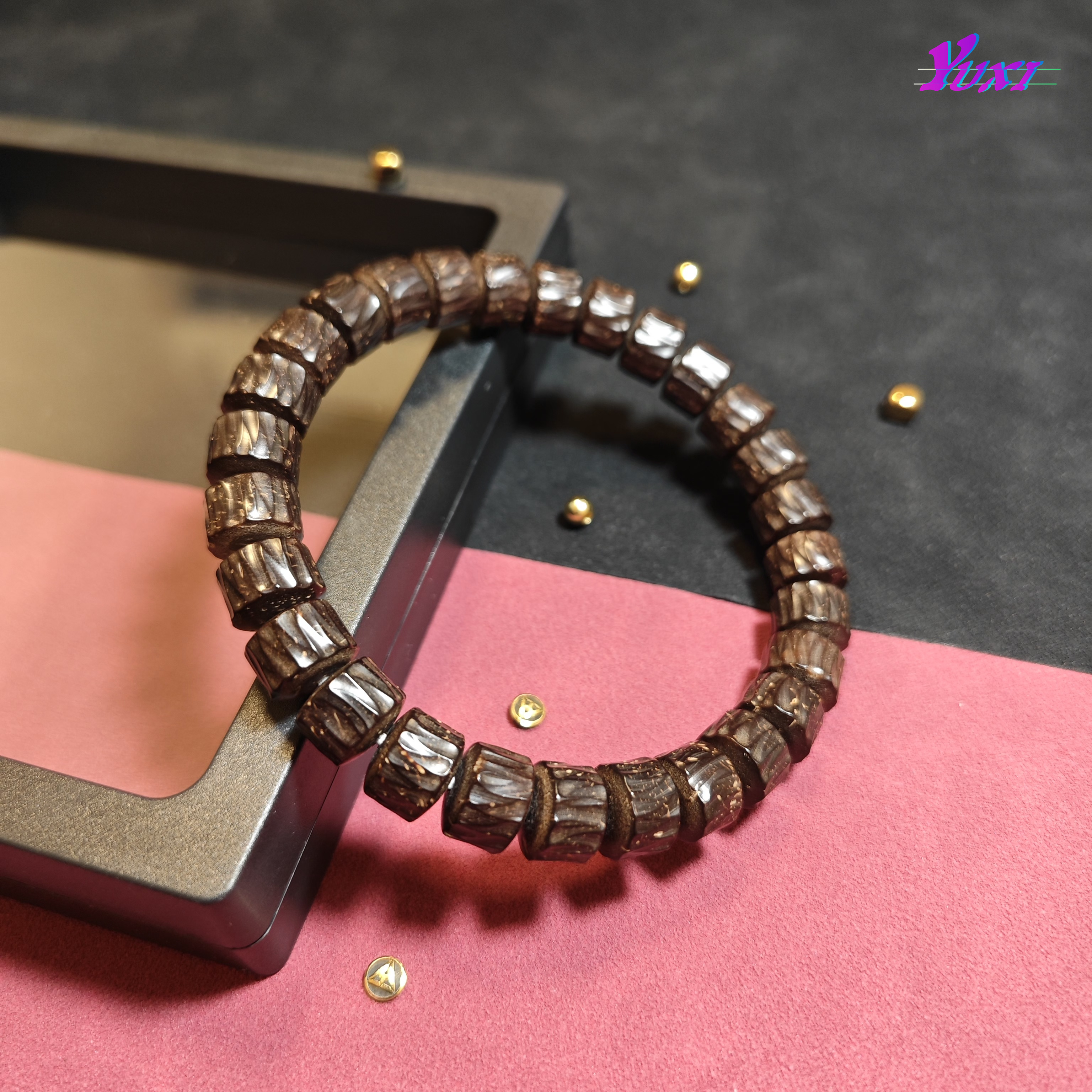 印尼椰蒂原生态手工【吞噬】9*7MM手串