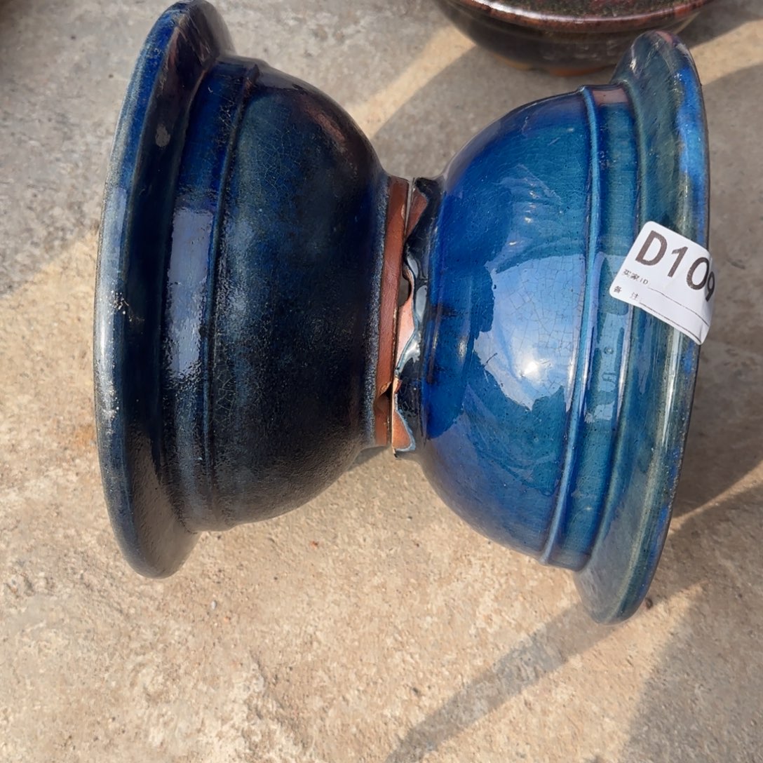 有***鸣紫砂花盆109瑕疵品     