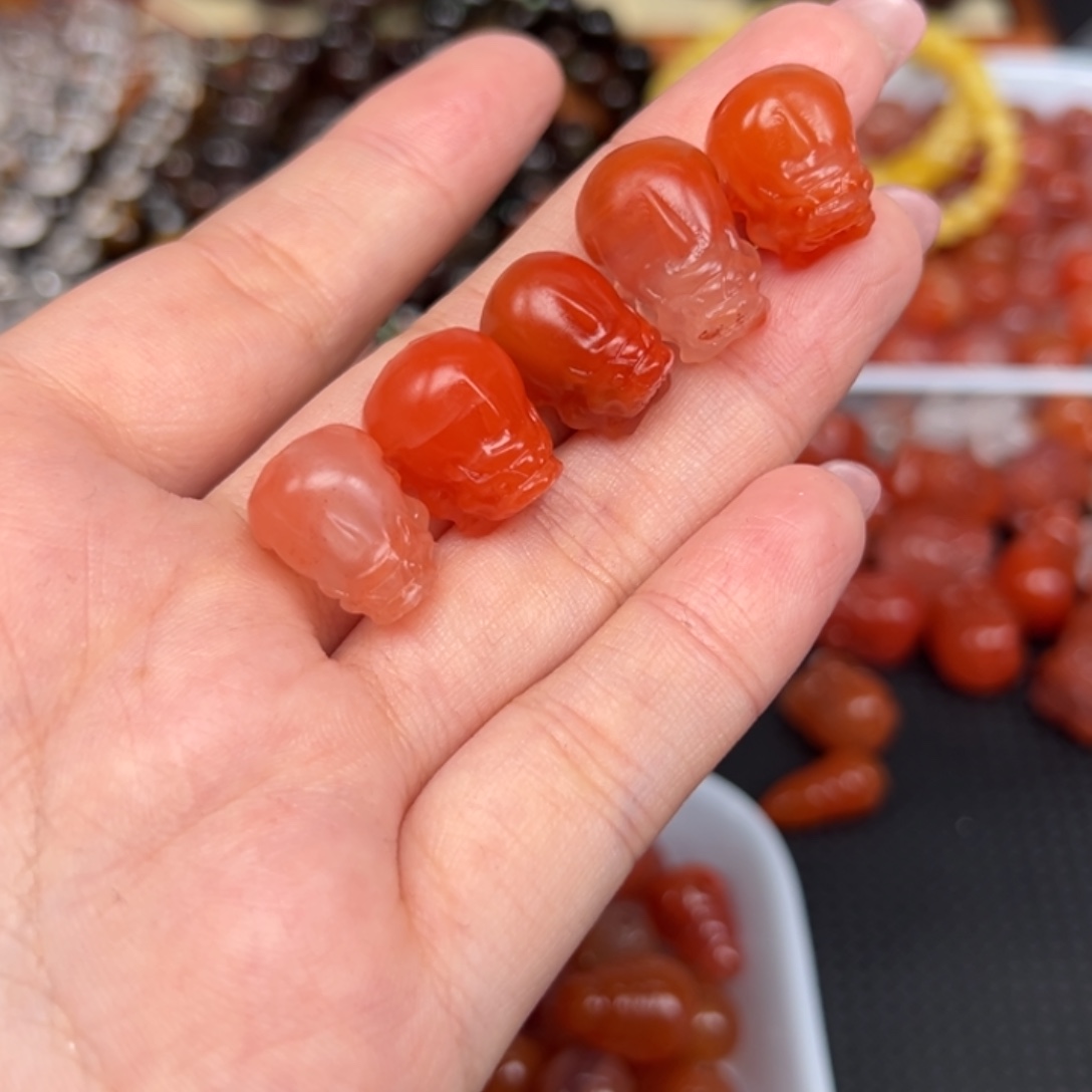 南红玛瑙未镶嵌吊坠(不含链)