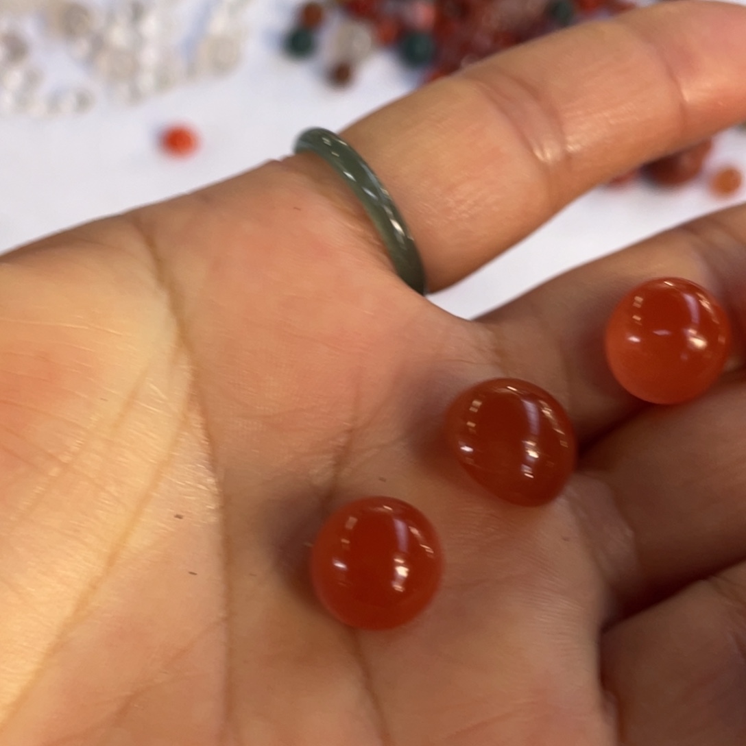 南红玛瑙未镶嵌颈饰