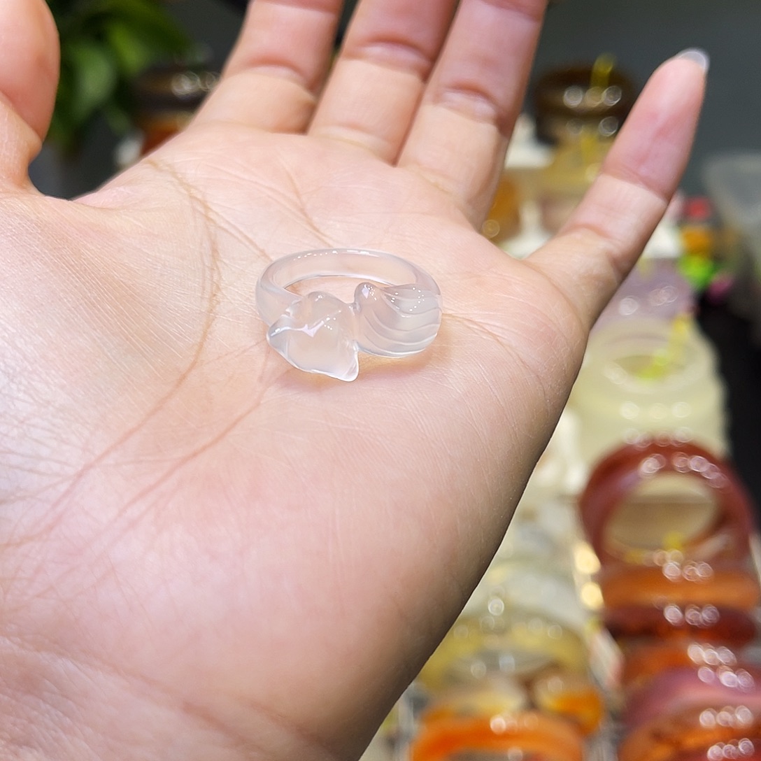 玛瑙/玉髓未镶嵌手镯19.7内径