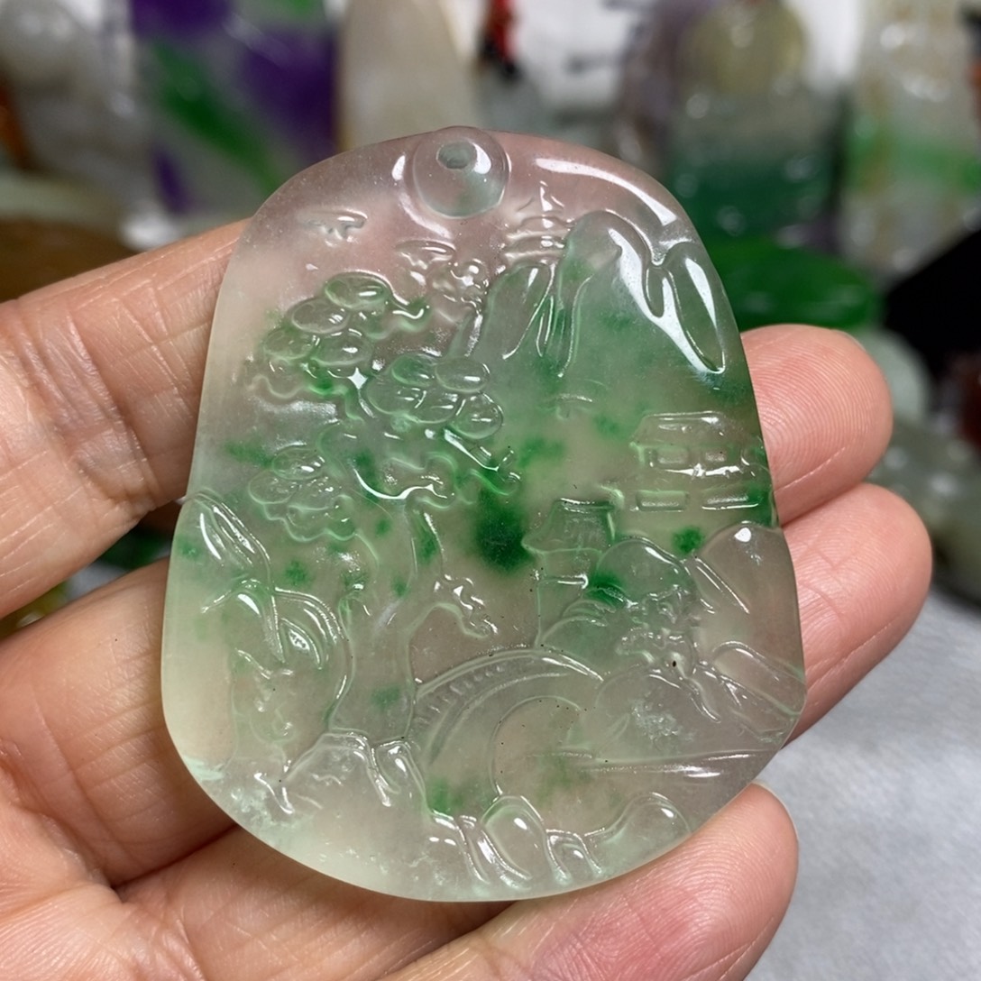 和田玉（糖玉）未镶嵌颈饰