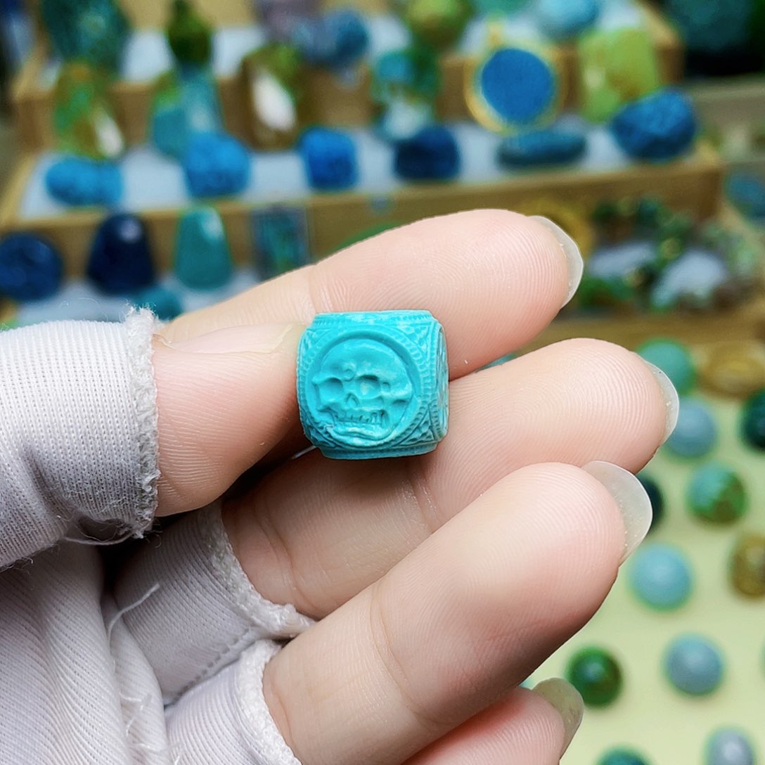 绿松石珠宝奇石未镶嵌