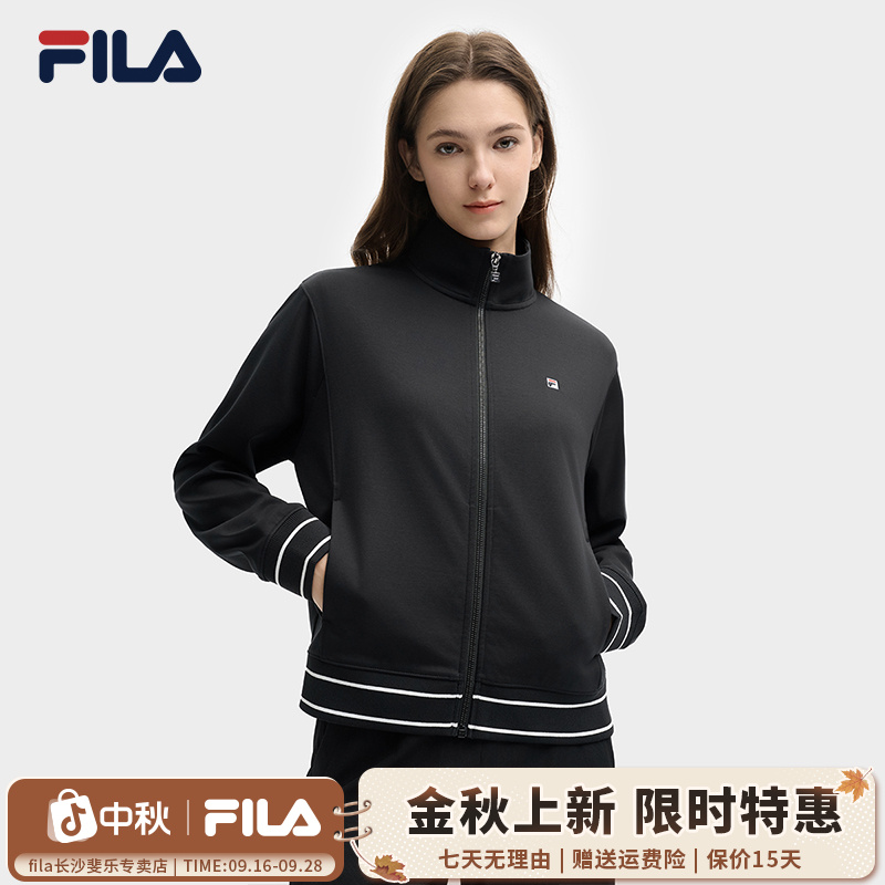 FILA斐乐女装【杨幂同款】秋季运动时尚休闲拉链外套F11W528507F