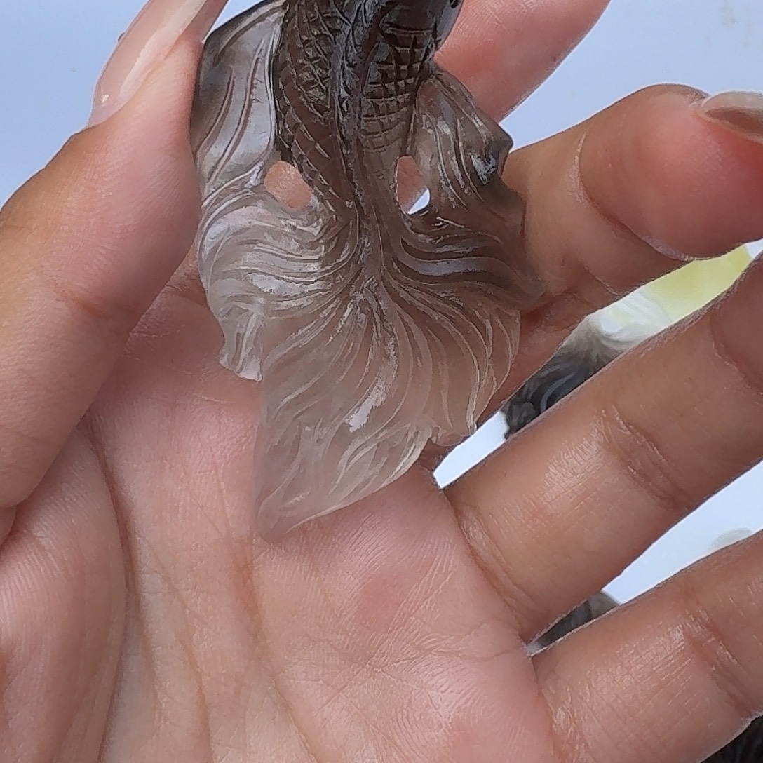 镜****未镶嵌手链水晶鱼