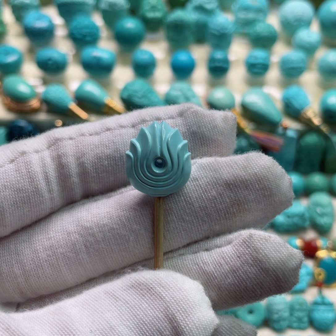 绿松石珠宝奇石未镶嵌