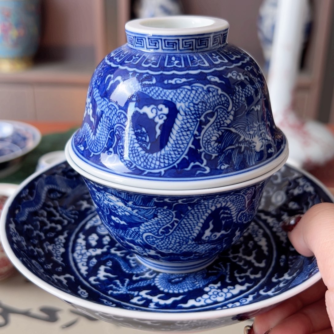 摆件黑****粉景德镇毛仔柴窑