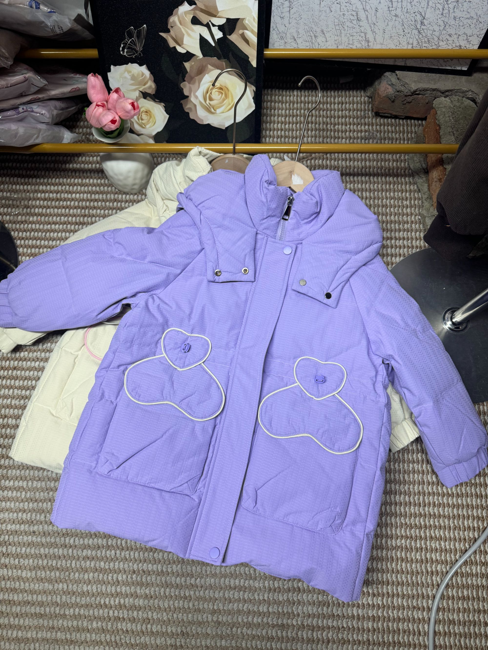 女童冬季羽羽服2025新款儿童冬装加厚外套帅气时髦宝宝冬款羽羽