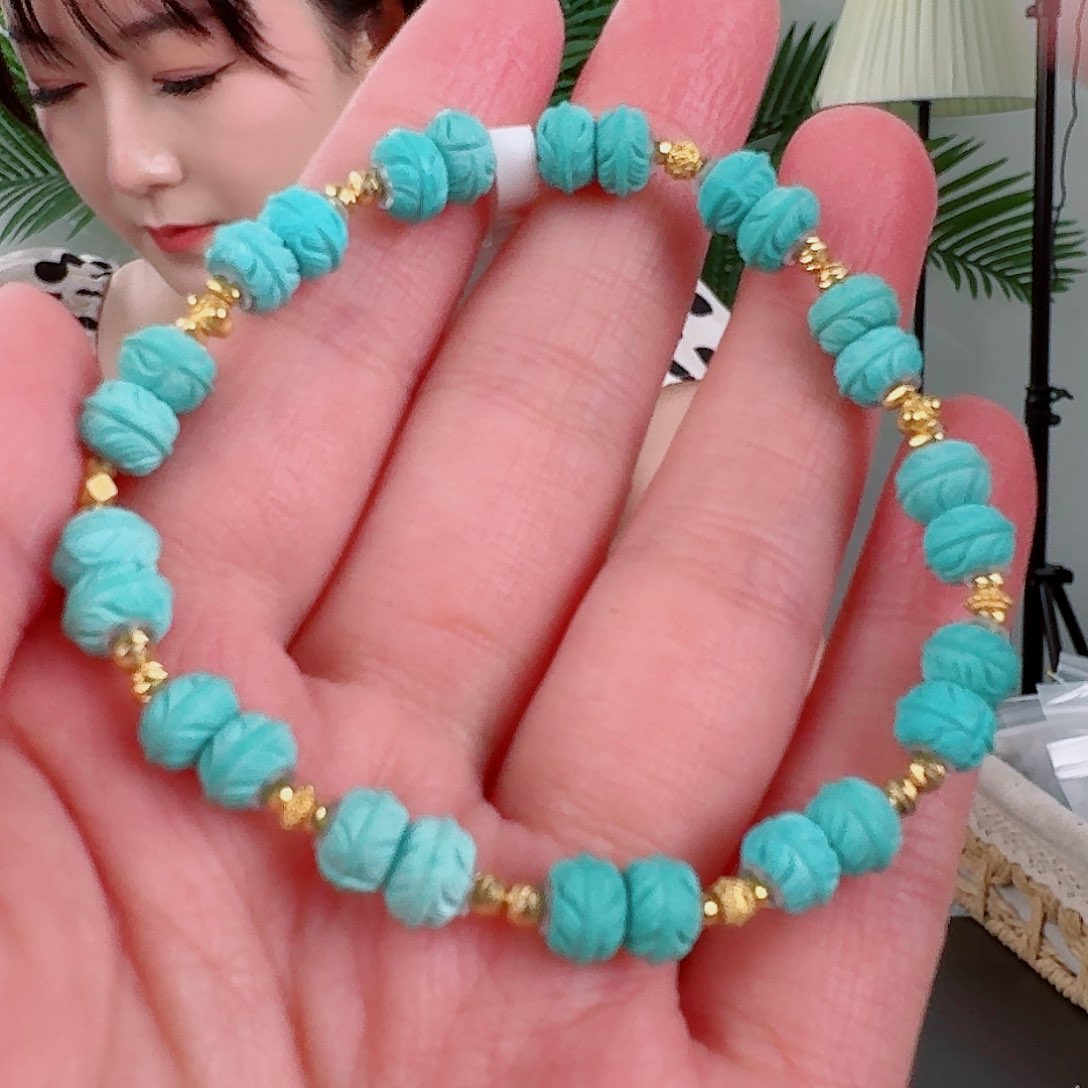 未镶嵌绿松石珠宝奇石