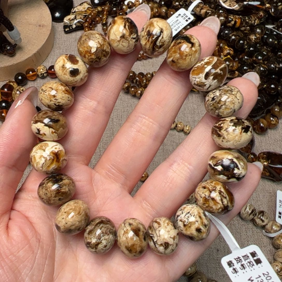 琥珀手链未镶嵌w****_抚顺琥珀干白