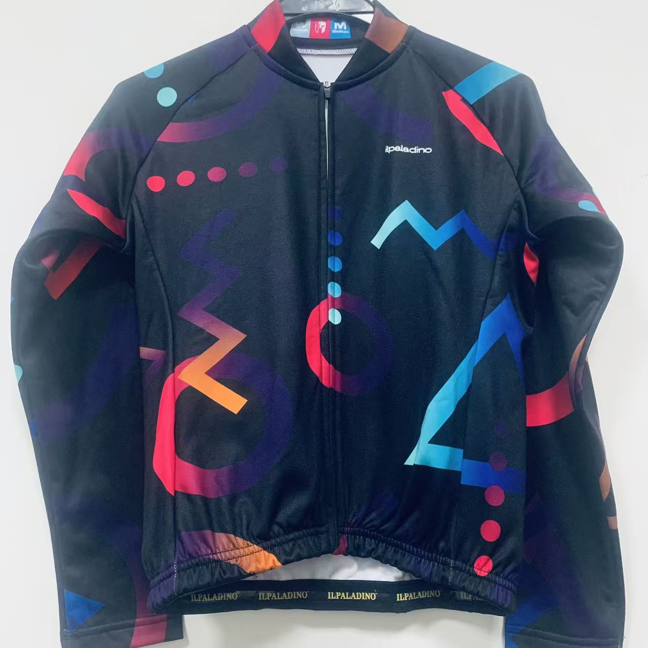 SQ 2626【黑色符号抓绒长袖女士】ILPALADINO专业版骑行服