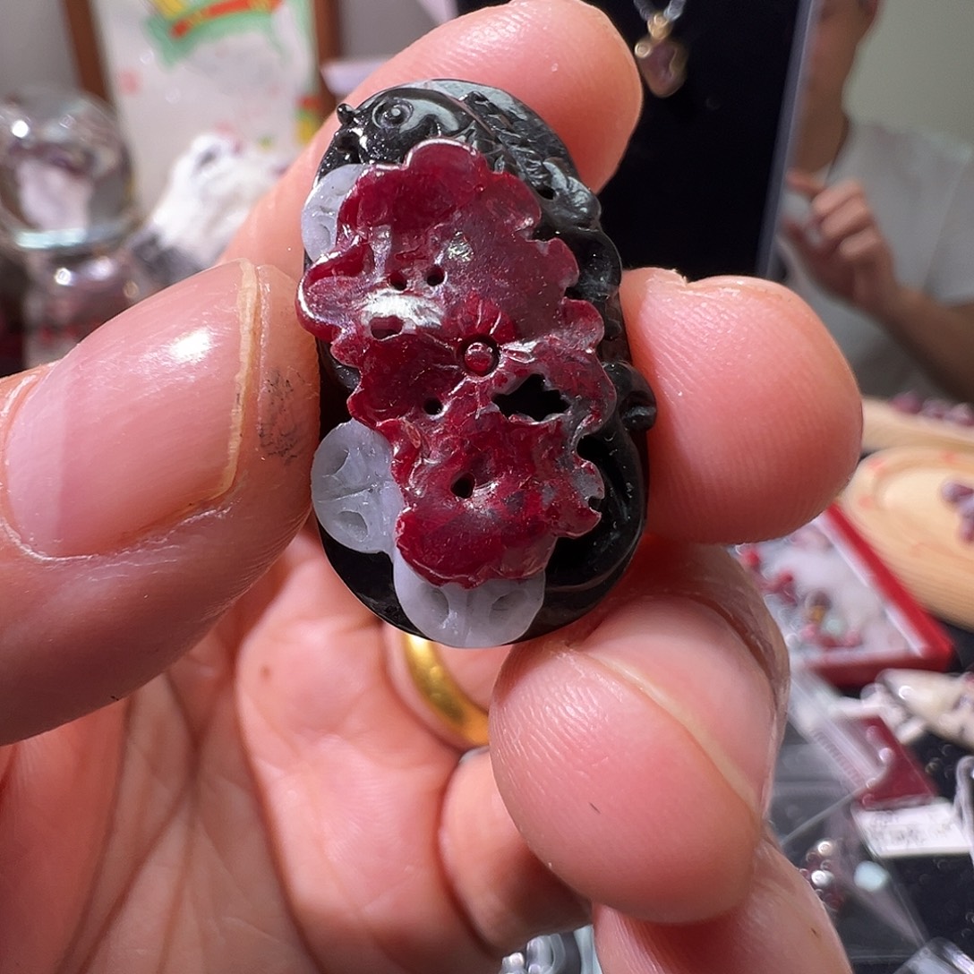 天然辰砂连年有余