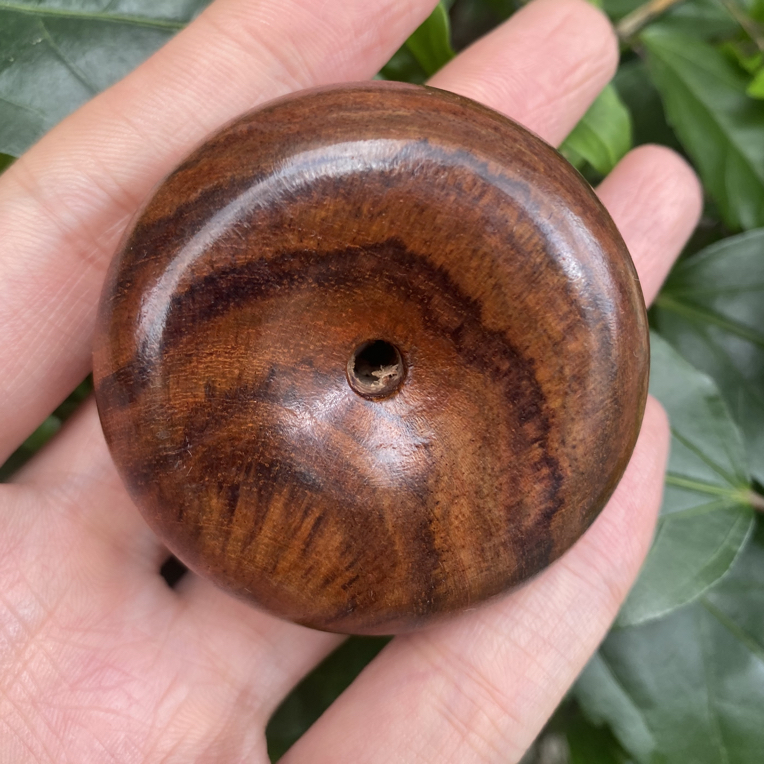 越南黄花梨木整料平安扣 一木制作 直径8cm 厚2cm