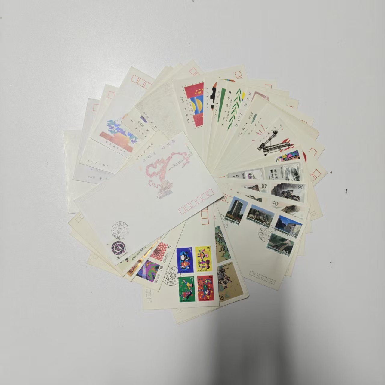 89年 全年首日封 信封