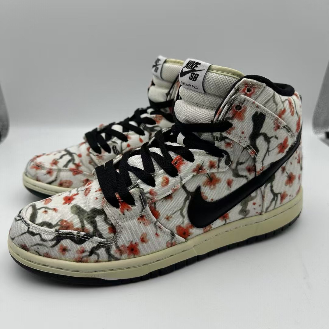 90新 NIKE/耐克 41码260/Nike Dunk 运动 轻便 板鞋 SB/高帮/樱花