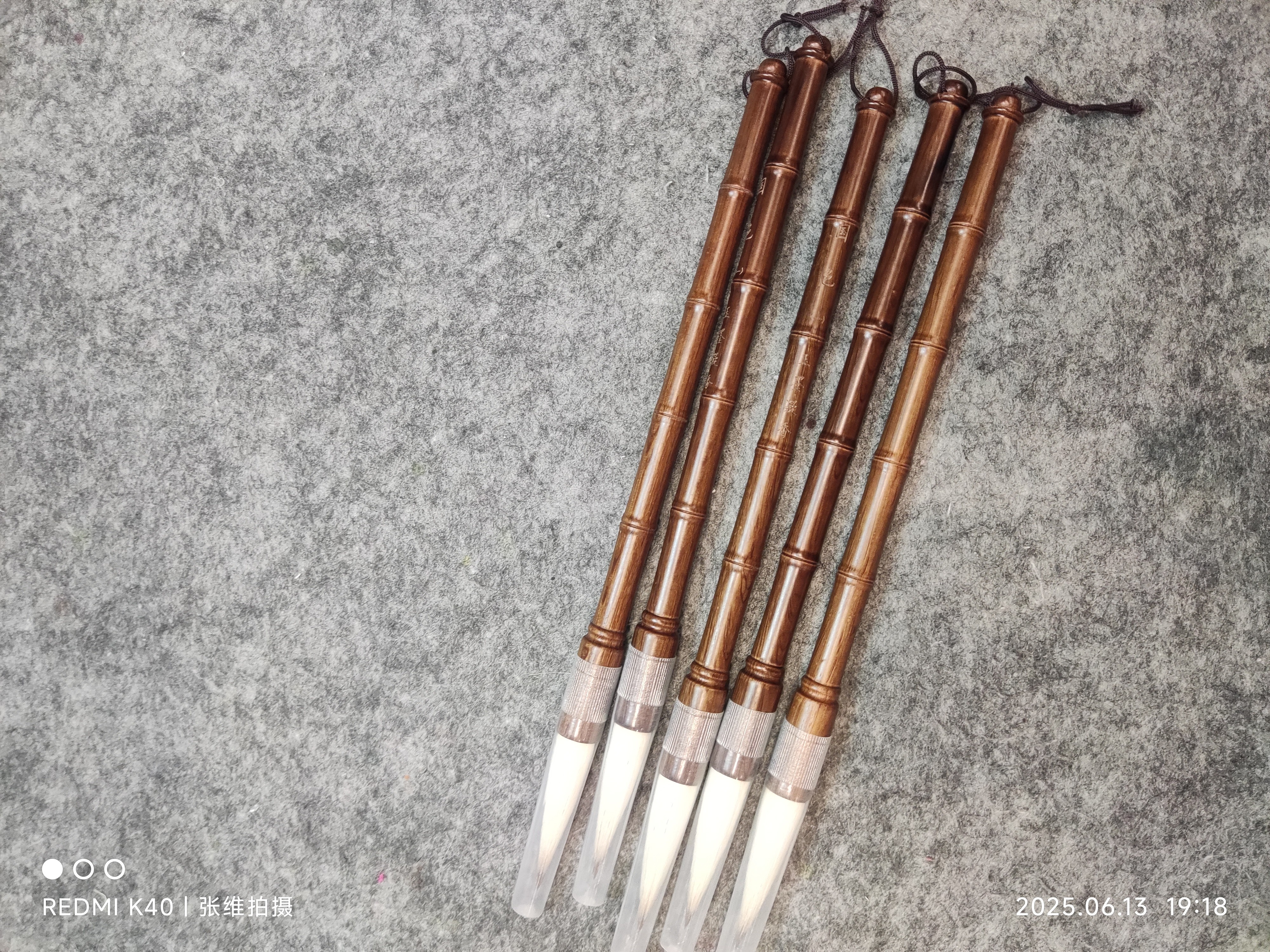 一体实木杆狼羊兼毫毛笔【国色】适合欧楷楷书、田楷、行书、国画