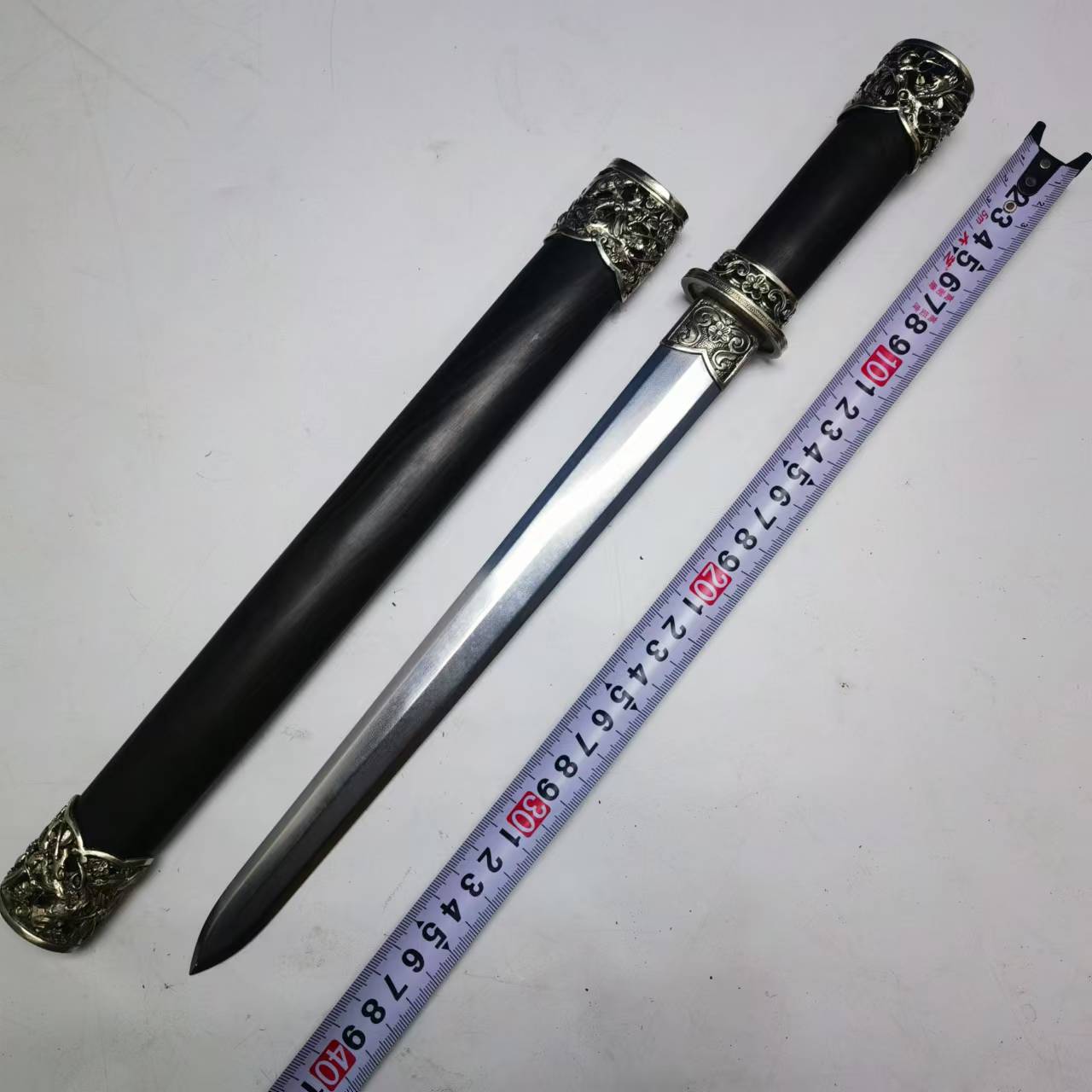 [九剑堂]喜上眉梢短剑仿古锻造收一体龙骨未开刃