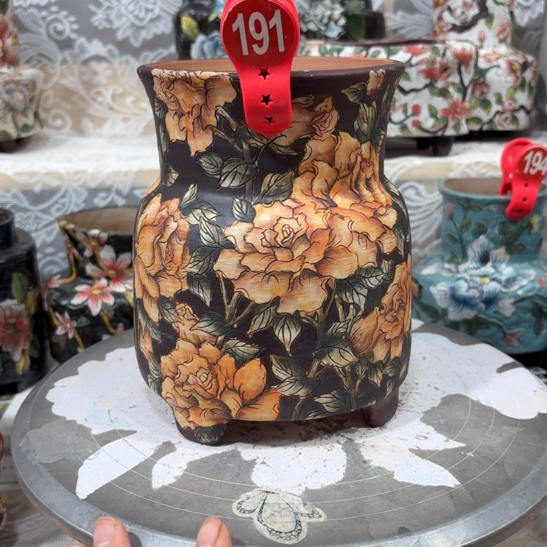 心***水紫砂花盆多肉花盆瑕疵