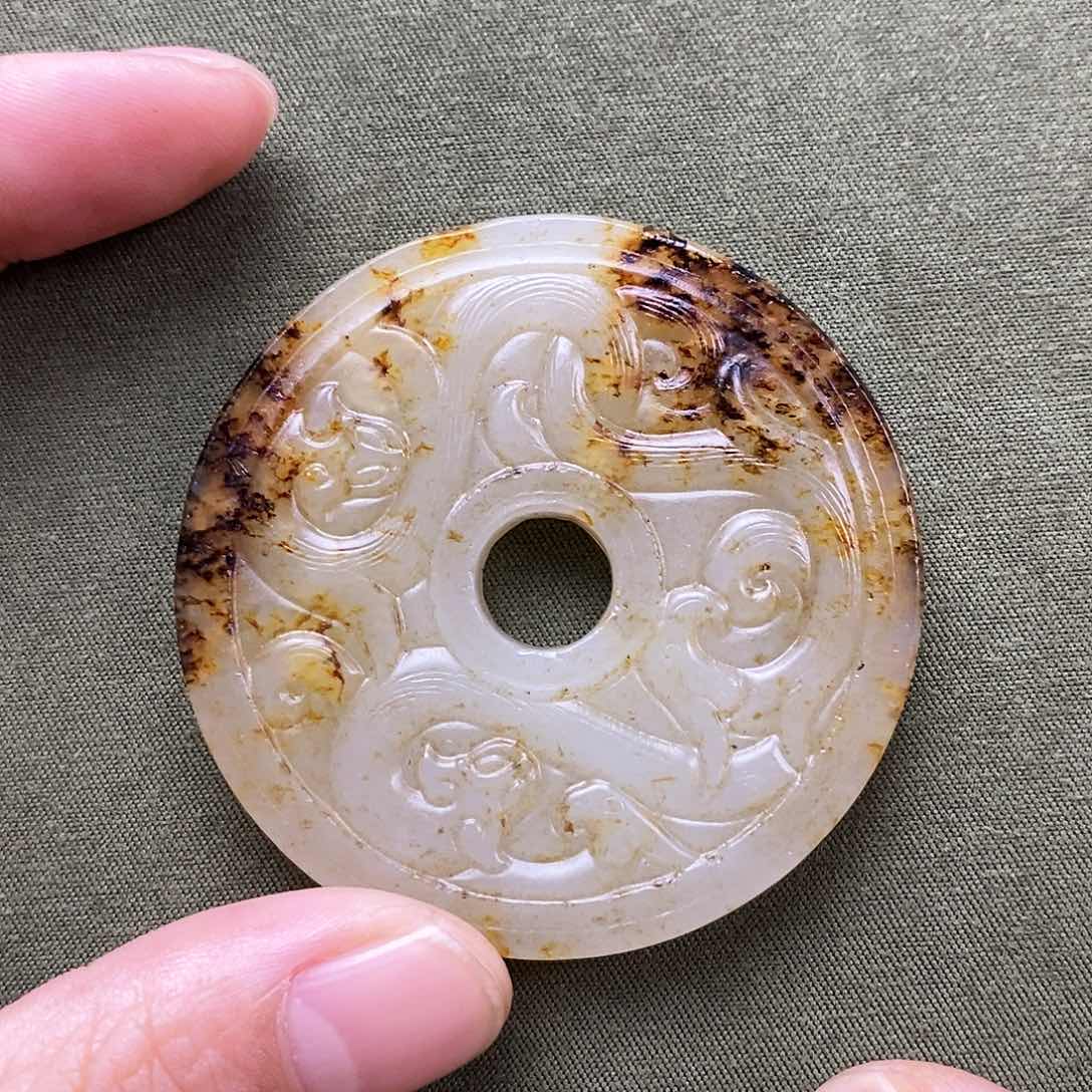 和田玉（糖玉）挂件未镶嵌