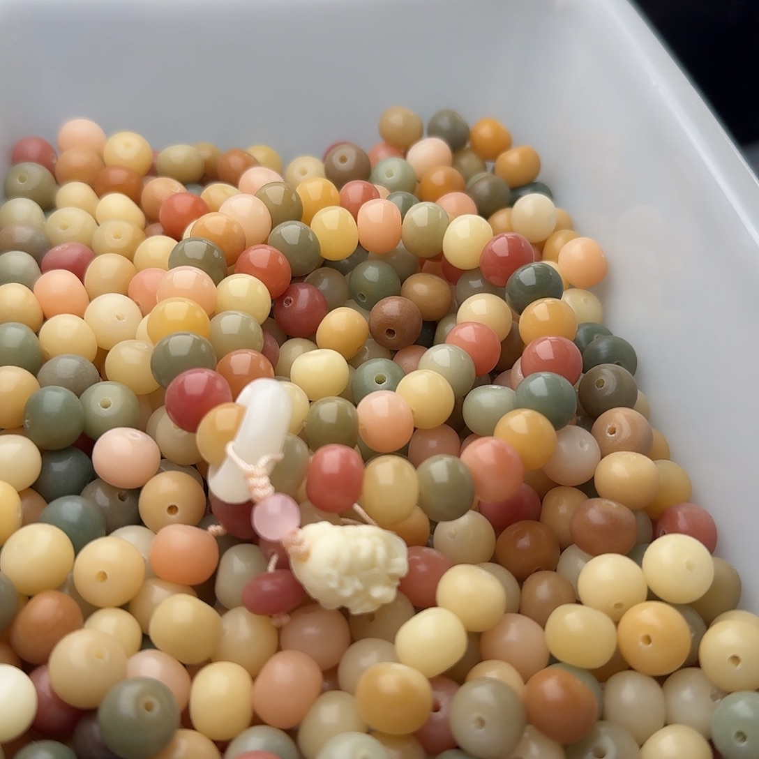 菩提根/象牙果吊坠50 颗马卡龙 10 苹果