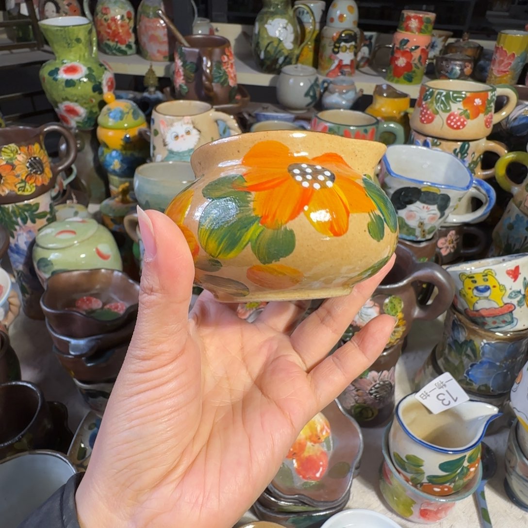 景德镇手工陶瓷釉下彩紫砂正品23