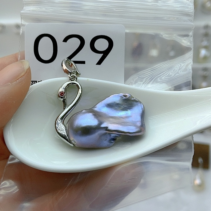 淡水珍珠颈饰银S925镶嵌