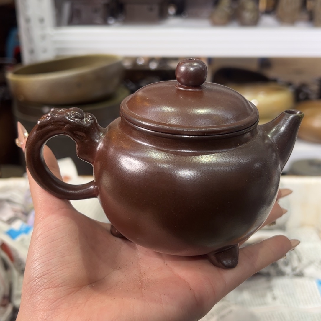 贵台龙窑柴烧茶壶109
