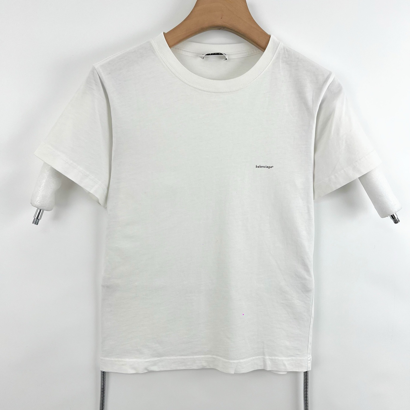 95新 Balenciaga/巴黎世家 98新/m码/字母印花圆领t恤/如图/0142
