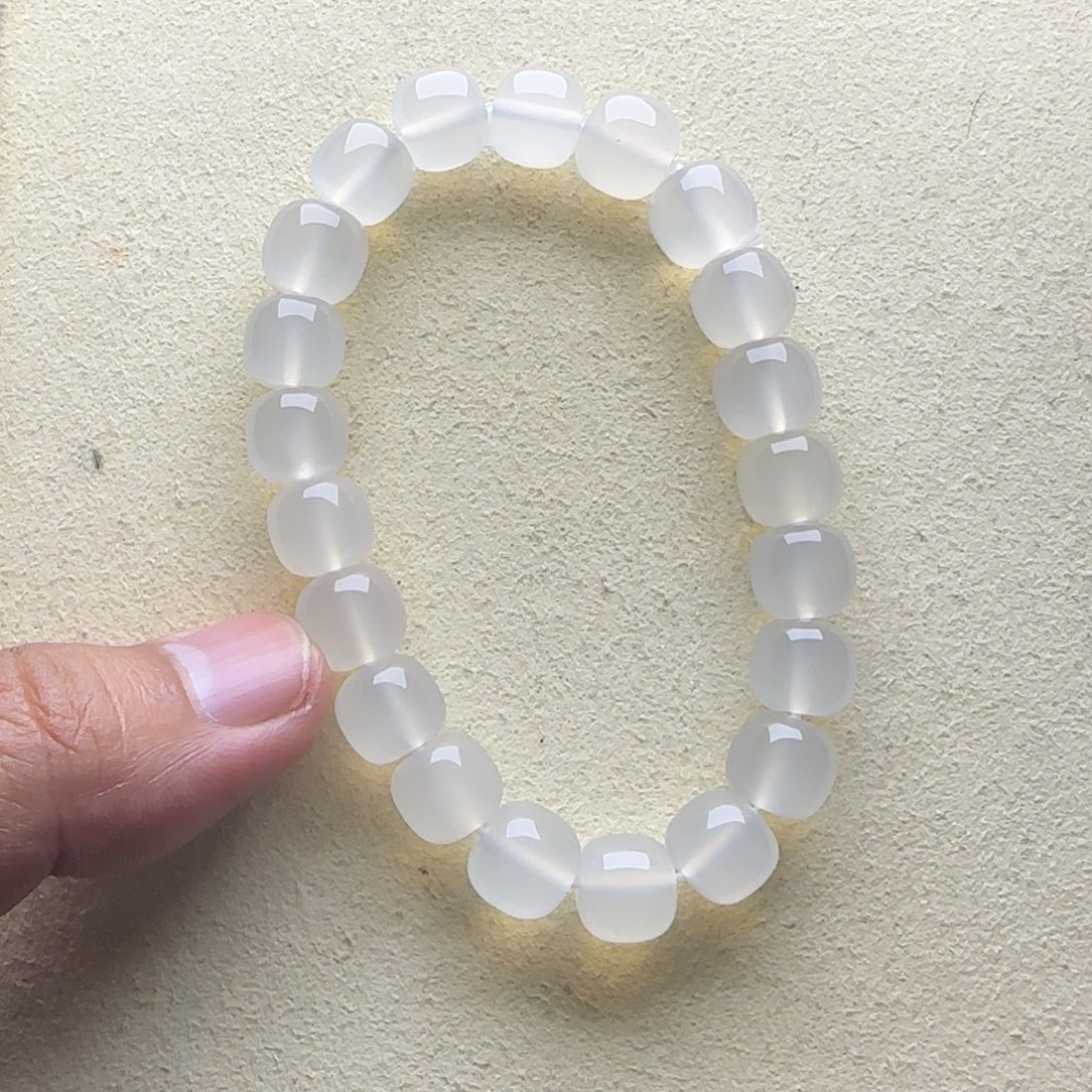 就***去未镶嵌手链玛瑙/玉髓荔枝冻老型