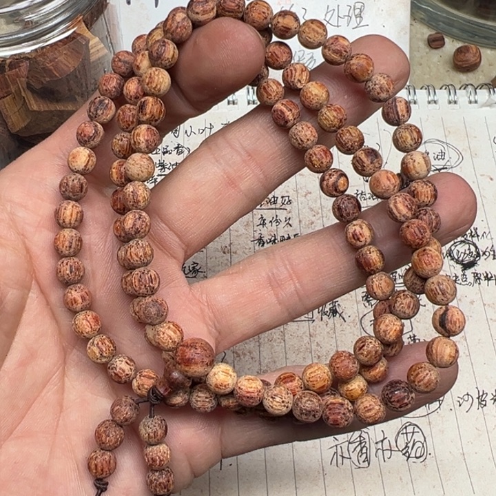 降真香手串/手链06*108圆珠白油通货