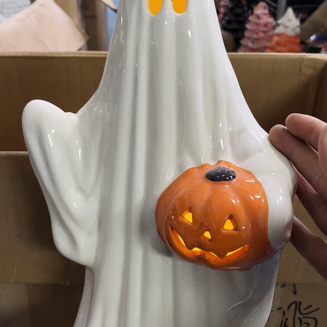 摆件   裂 封釉。