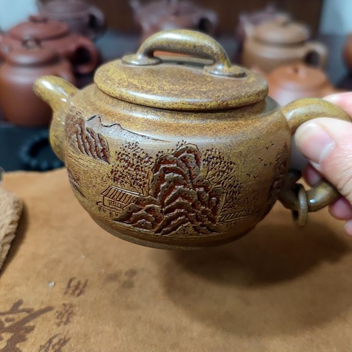 紫砂茶壶宜兴紫砂壶精工