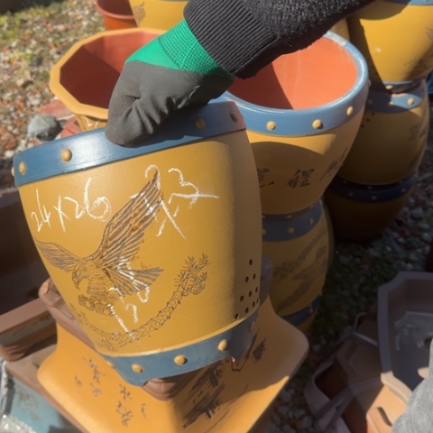 紫砂花盆紫砂花盆盆景盆栽瑕疵